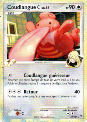 Carte Pokémon Coudlangue C 30/147 Rare Vainqueurs Suprêmes