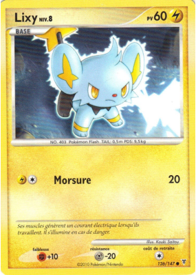 Carte Pokémon Lixy 126/147 Commune Vainqueurs Suprêmes