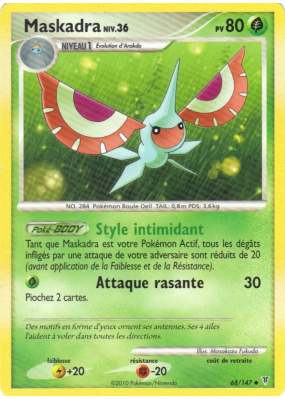 Carte Pokémon Maskadra 68/147 Peu commune Vainqueurs Suprêmes