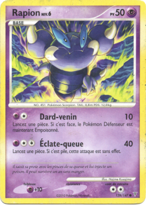 Carte Pokémon Rapion 128/147 Commune Vainqueurs Suprêmes