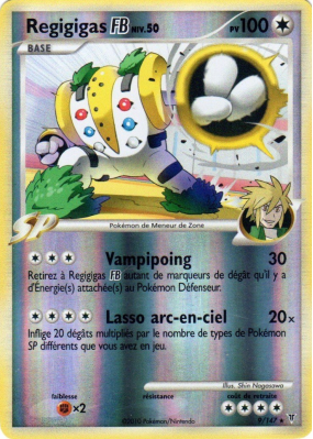 Carte Pokémon Regigigas FB 9/147 Holographique Vainqueurs Suprêmes