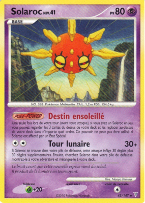 Carte Pokémon Solaroc 45/147 Rare Vainqueurs Suprêmes