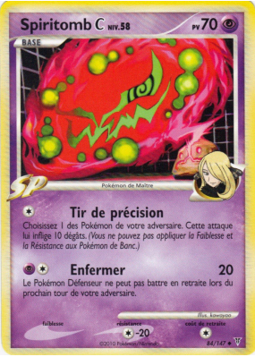 Carte Pokémon Spiritomb C 84/147 Peu commune Vainqueurs Suprêmes