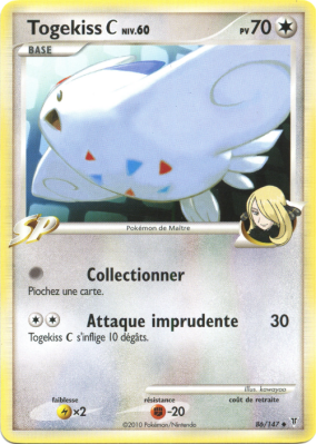 Carte Pokémon Togekiss C 86/147 Peu commune Vainqueurs Suprêmes