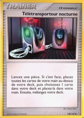 Carte Pokémon Télétransporteur nocturne 138/147 Peu commune Vainqueurs Suprêmes