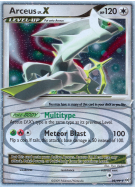 Carte Pokémon Arceus LV.X 95/99 NIV.X Platinum Arceus