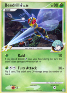 Carte Pokémon Beedrill G 53/99 Commune Platinum Arceus