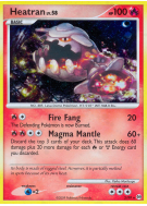 Carte Pokémon Heatran 3/99 Holographique Platinum Arceus