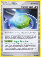 Carte Pokémon Helix Fossil 93/99 Commune Platinum Arceus