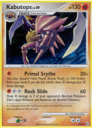Carte Pokémon Kabutops 4/99 Holographique Platinum Arceus