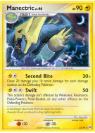 Carte Pokémon Manectric 22/99 Rare Platinum Arceus