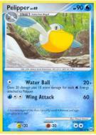 Carte Pokémon Pelipper 45/99 Peu commune Platinum Arceus