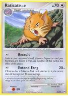 Carte Pokémon Raticate 29/99 Rare Platinum Arceus