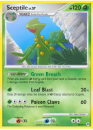 Carte Pokémon Sceptile 30/99 Rare Platinum Arceus
