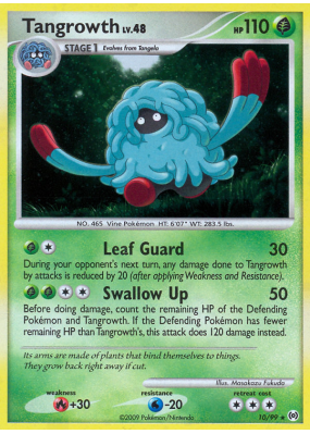 Carte Pokémon Tangrowth 10/99 Holographique Platinum Arceus