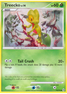 Carte Pokémon Treecko 78/99 Commune Platinum Arceus