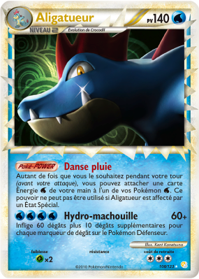 Carte Pokémon Aligatueur 108/123 Prime HeartGold & SoulSilver (JCC)