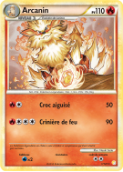 Carte Pokémon Arcanin 1/123 Holographique HeartGold & SoulSilver (JCC)