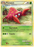 Carte Pokémon Parasect 48/123 Peu commune HeartGold & SoulSilver (JCC)