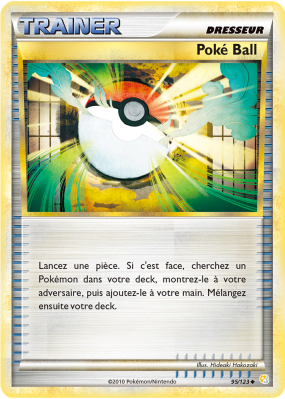 Carte Pokémon Poké Ball 95/123 Peu commune HeartGold & SoulSilver (JCC)