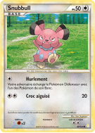 Carte Pokémon Snubbull 82/123 Commune HeartGold & SoulSilver (JCC)