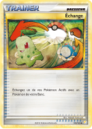 Carte Pokémon Échange 102/123 Peu commune HeartGold & SoulSilver (JCC)