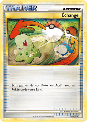 Carte Pokémon Échange 102/123 Peu commune HeartGold & SoulSilver (JCC)