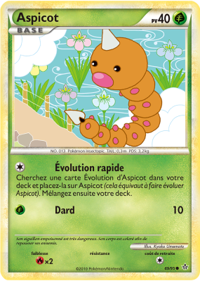 Carte Pokémon Aspicot 69/95 Commune Déchaînement
