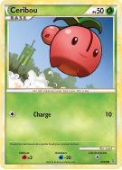 Carte Pokémon Ceribou 47/95 Commune Déchaînement