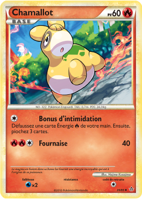 Carte Pokémon Chamallot 35/95 Peu commune Déchaînement