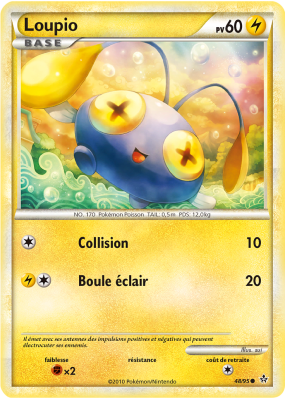 Carte Pokémon Loupio 48/95 Commune Déchaînement