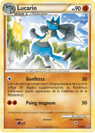 Carte Pokémon Lucario 19/95 Rare Déchaînement