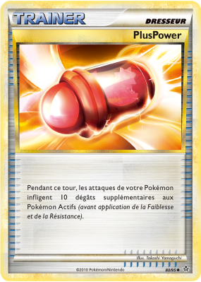Carte Pokémon PlusPower 80/95 Peu commune Déchaînement