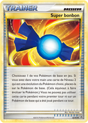 Carte Pokémon Super bonbon 82/95 Peu commune Déchaînement