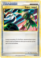 Carte Pokémon Super rappel 83/95 Peu commune Déchaînement