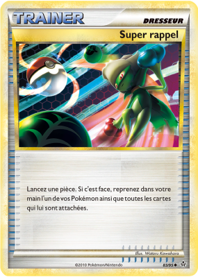 Carte Pokémon Super rappel 83/95 Peu commune Déchaînement