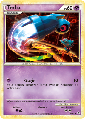Carte Pokémon Terhal 44/95 Commune Déchaînement