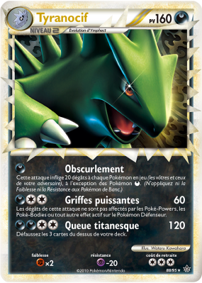 Carte Pokémon Tyranocif 88/95 Prime Déchaînement