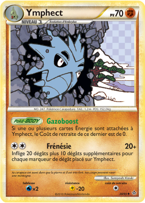 Carte Pokémon Ymphect 38/95 Peu commune Déchaînement