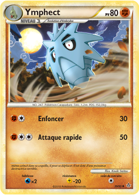 Carte Pokémon Ymphect 39/95 Peu commune Déchaînement