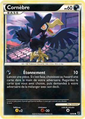 Carte Pokémon Cornèbre 58/90 Commune Indomptable