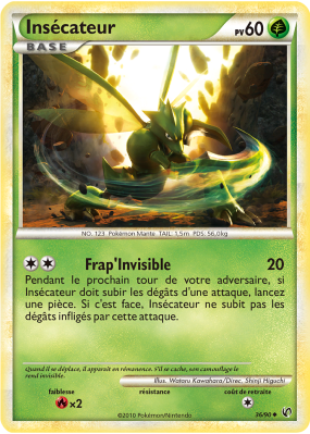 Carte Pokémon Insécateur 36/90 Peu commune Indomptable