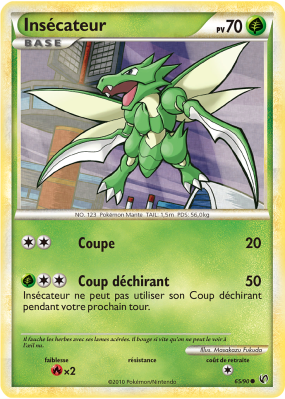 Carte Pokémon Insécateur 65/90 Commune Indomptable