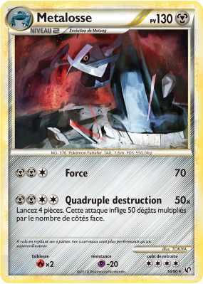 Carte Pokémon Metalosse 18/90 Rare Indomptable