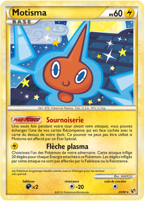 Carte Pokémon Motisma 20/90 Rare Indomptable