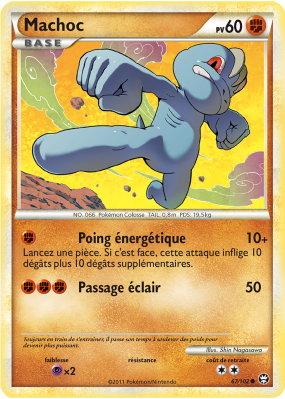 Carte Pokémon Machoc 67/102 Commune Triomphe
