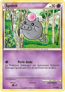 Carte Pokémon Spoink 77/102 Commune Triomphe