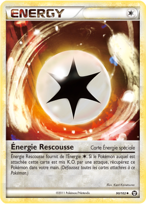 Carte Pokémon Énergie Rescousse 90/102 Peu commune Triomphe