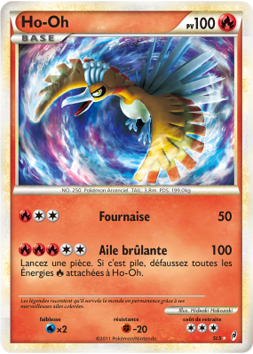 Carte Pokémon Ho-Oh SL5 Holographique L'Appel des Légendes