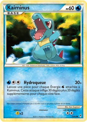 Carte Pokémon Kaiminus 74/95 Commune L'Appel des Légendes